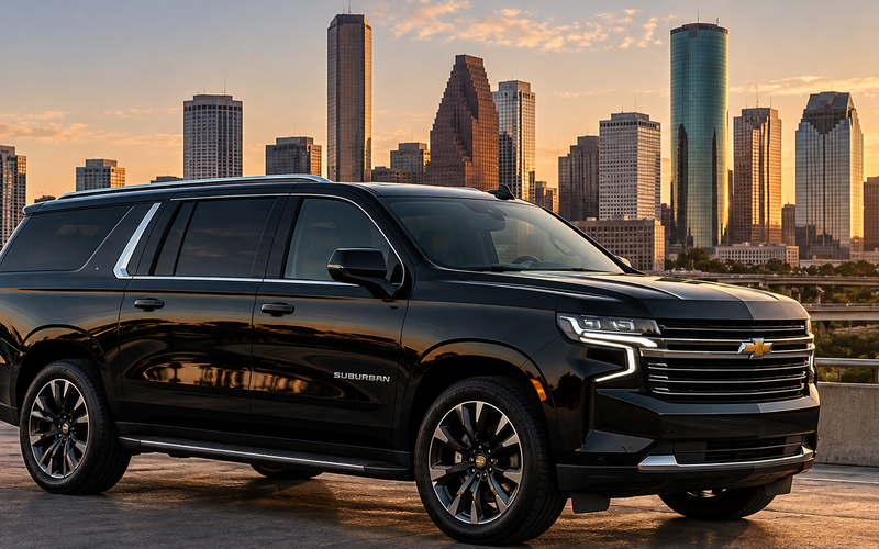 Chevrolet Suburban luxury SUV exterior — Total Transportation Houston